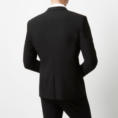 Black super skinny fit suit jacket